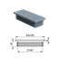 Krytka plastová 40 x 100 mm