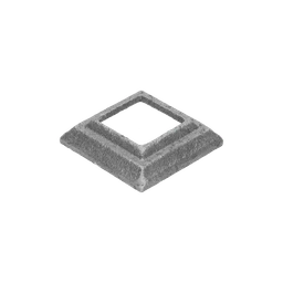 Krytka 62 x 62 x 16 mm s otvorom 31 x 31 mm, odliatok