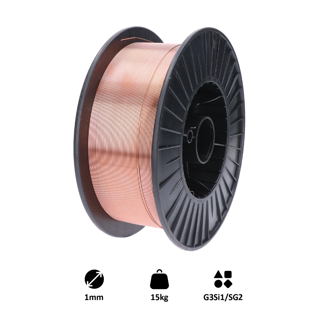 Drôt zvárací 1 mm, MIG/MAG(CO2), G3Si1/SG2, 15 kg