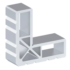 Rohová spojka pre profil AL-SP70 - slide 1