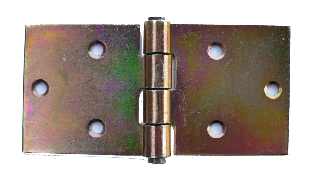 Záves pásový 100 x 50 mm, žltý zinok