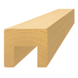 Drevený profil 45 x 40 x 3000 mm, (24 x 22 mm), brúsený buk - slide 0