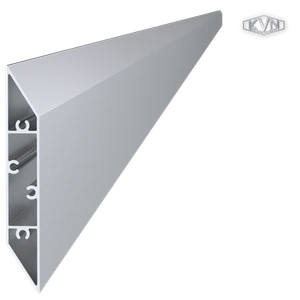 poškozený profil na výplň 108x16x6000mm, materiál EN AW-6060 T66, přírodní hliník bez povrchové úpravy, cena za KUS - slide 1