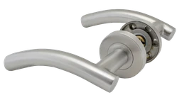 Kľučka bez dolnej rozety, brúsená nerez AISI 304