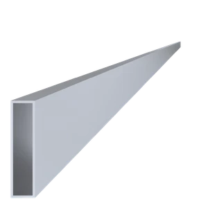 Poškodený Al jokel 80 x 20 x 2 x 6000 mm, bez povrchovej úpravy - slide 0