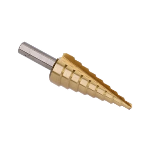 Stupňovitý kužeľový vrták HSS 4341 TiN 4-20 mm - slide 0