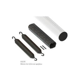 AL rameno bílé L-8m (2x4.2m rameno se spojkou), 90mm pro závoru ALT624