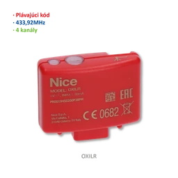 Prijímač zásuvný, 4-kanálový, 433 MHz, pamäť na 1024 LoRa