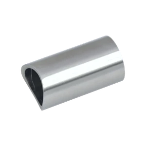 Přechod mezi sloupem ø 42,4 mm a deskou, broušená, L = 35 mm - slide 0