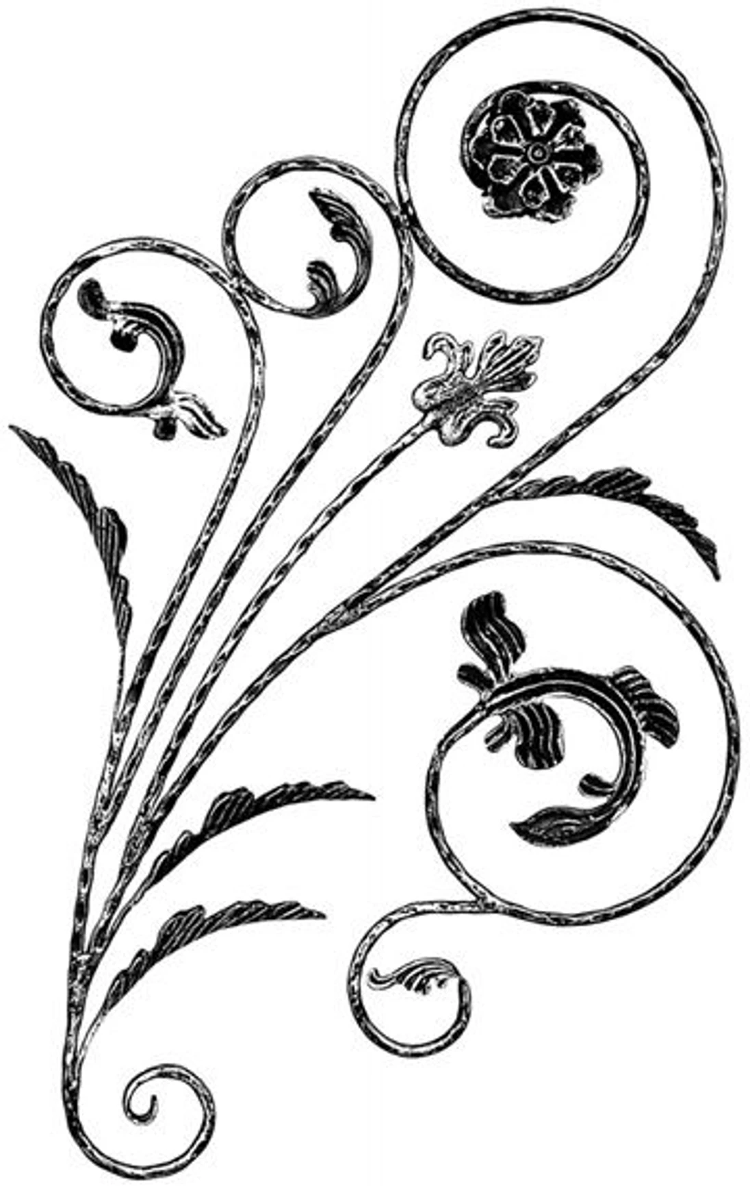 Ornament ø 12 mm, 1080 x 600 mm