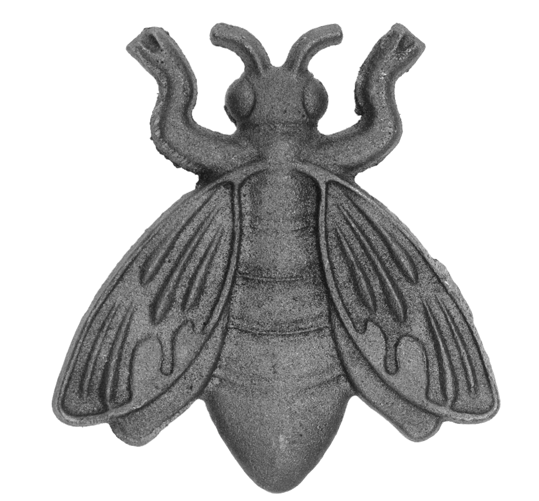 Dekoračný prvok 90 x 85 x 5 mm - včela, odliatok