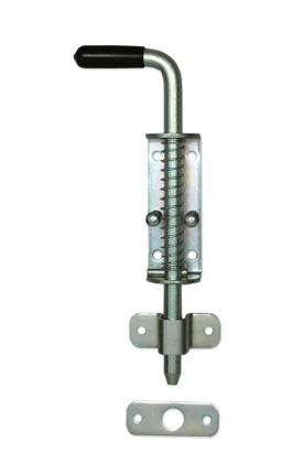 Rígeľ navárací ø 12 mm, L = 220 mm, pozinkovaný s pružinou
