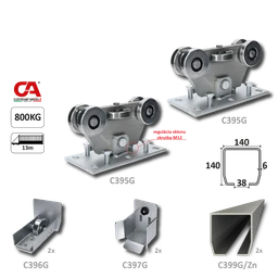 GRANDE samonos do 800 kg, profil 140 x 140 x 6000 mm