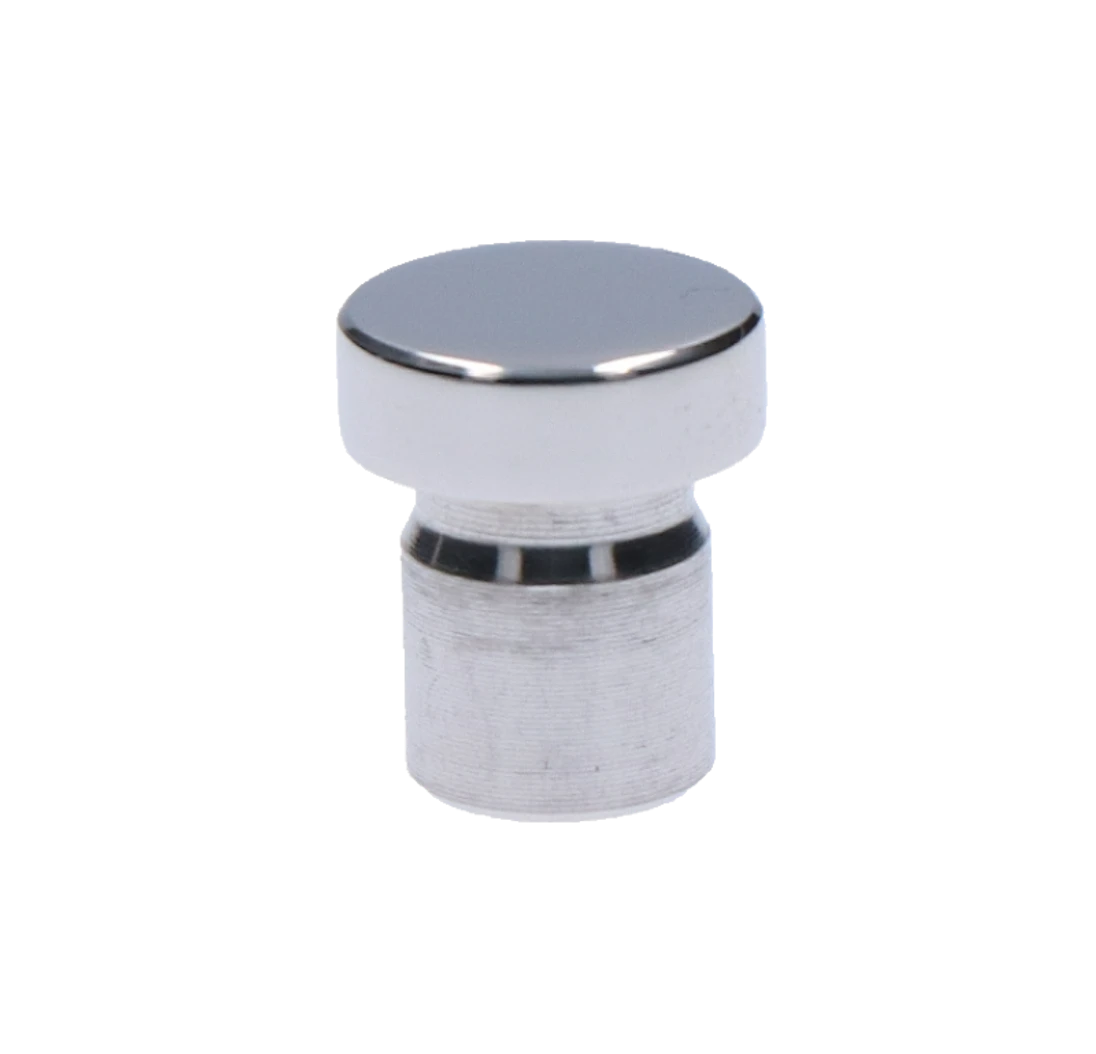 Ukončenie na trubku ø 12 mm, plný materiál, leštená AISI 304