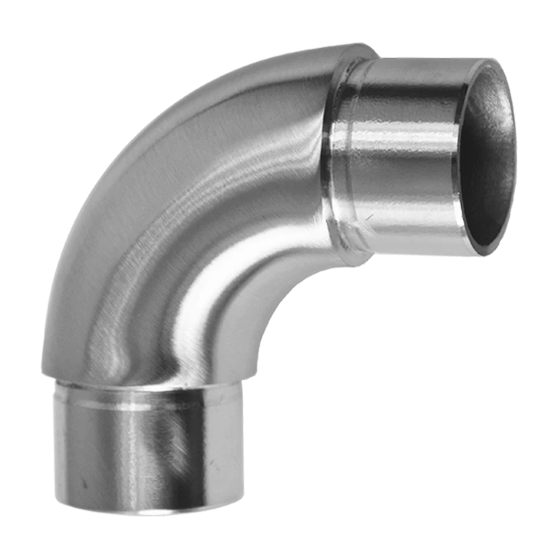 Spojka oblúková 90° na trubku ø 33,7 mm, brúsená AISI 304