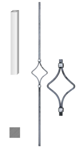 Tyč 12 x 12 x 1000 mm