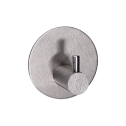 Nalepovací háčik s 3M páskou, brúsená nerez AISI 304