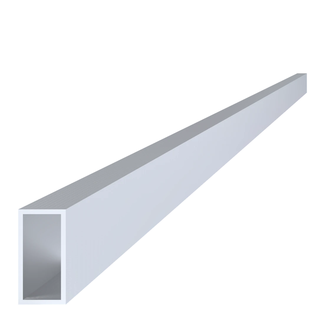 Hliníkový jekl 40 x 20 x 2 x 6000 mm, bez úpravy