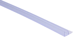 Plastové tesnenie na sklo 8 mm, L = 2200 mm