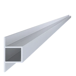 T profil uzavřený 40x35x75mm, L-6000mm, bez povrchové úpravy