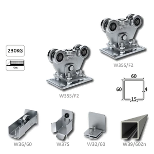 Samonos do 230 kg, profil 60 x 60 x 6000 mm, Zn - slide 1