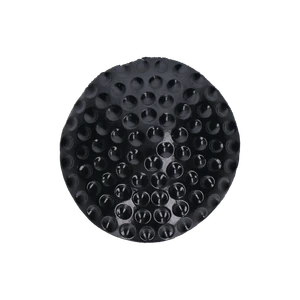 Gumený doraz, čierny, ø 50 mm - slide 0