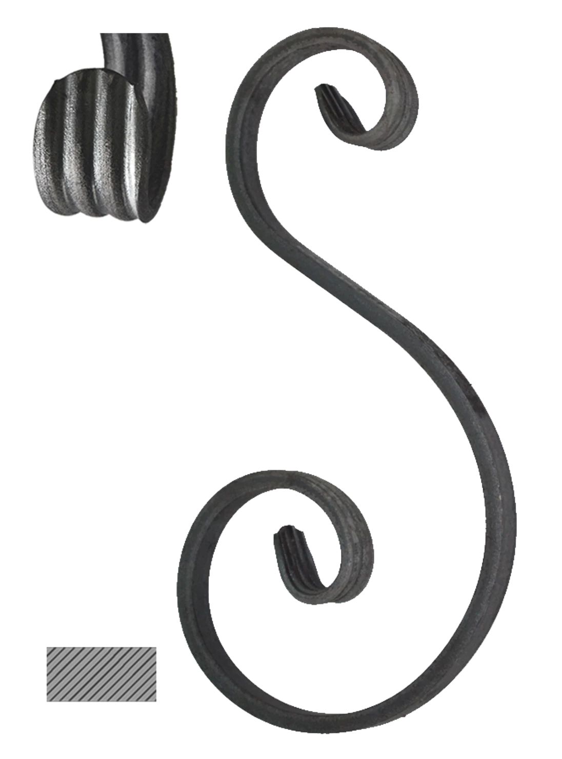 Esko 230 x 115/65 mm, 12 x 6 mm, široké rozkutie