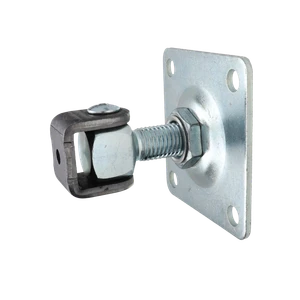 Záves M20 s platňou 100 x 100 mm, nastaviteľný 1D, pozink - slide 0