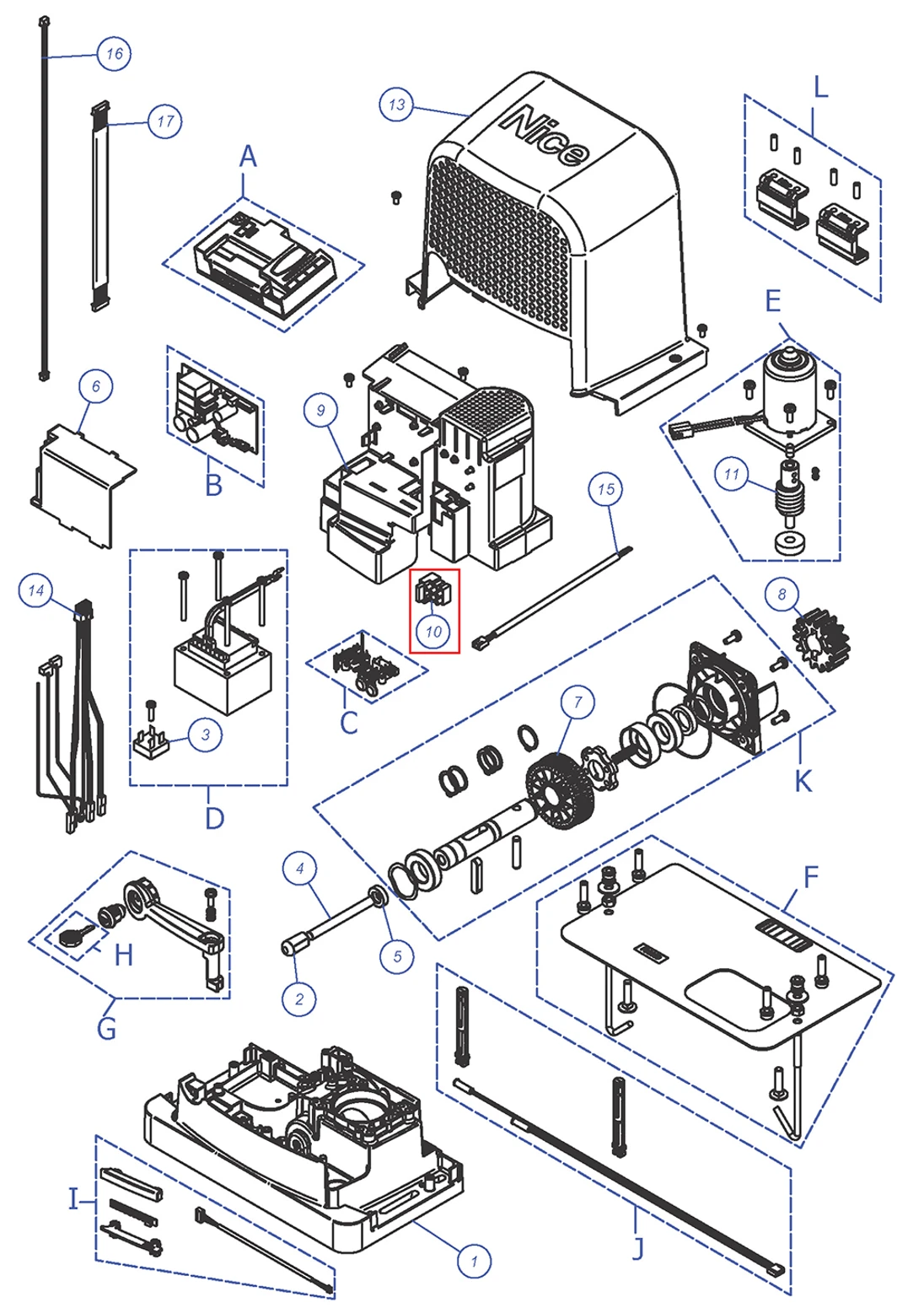 PFM-B.2213 Držiak poistky