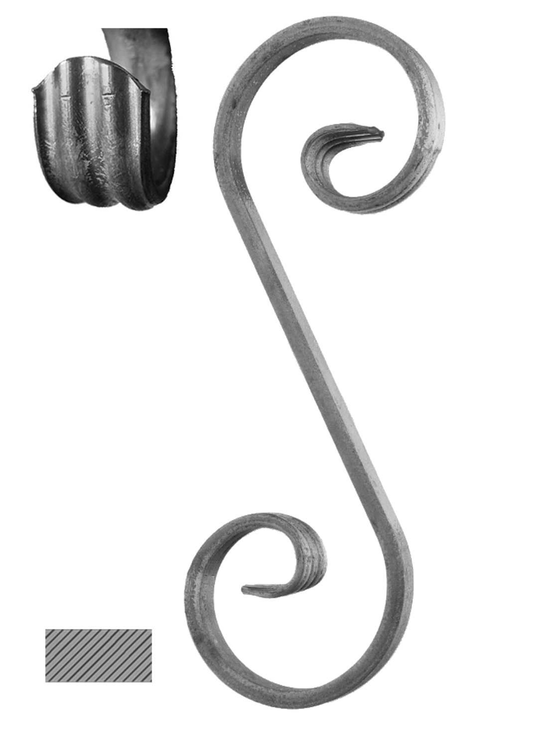 Esko 230 x 75 mm, 12 x 6 mm