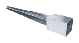 Zemný vrut, nabíjacia pätka, 91 x 150 mm, žiarový pozink