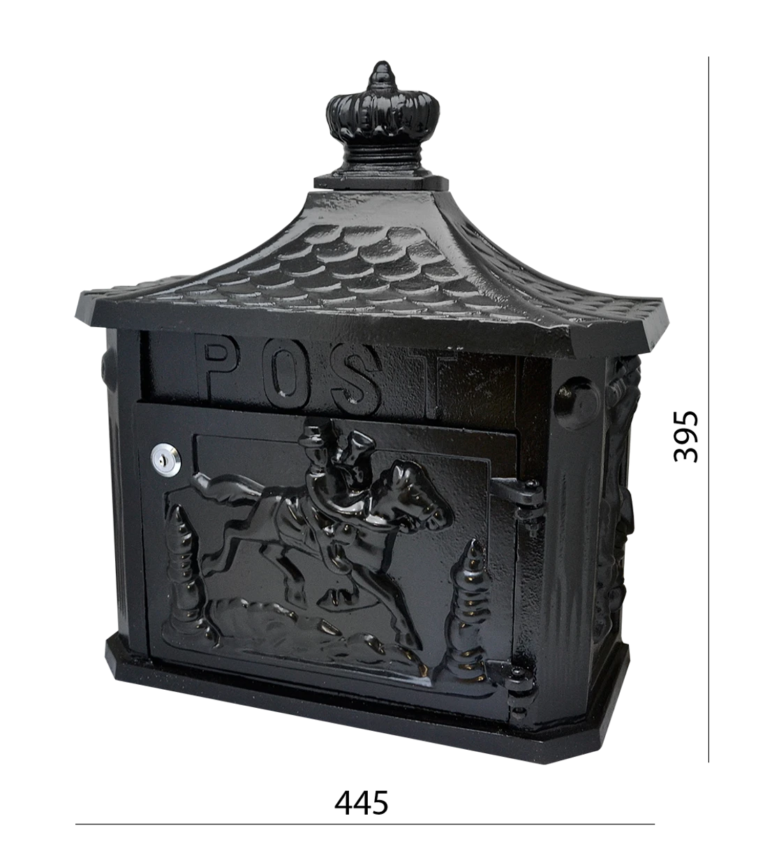 Schránka poštová hliníková 350 x 180 x 385 mm