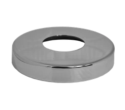 Kryt příruby ø 105 mm, otvor ø 43 mm, leštěná nerez AISI 304