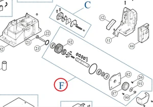 SPAMG233A00 kit hriadele pre ROX600/1000 - slide 1
