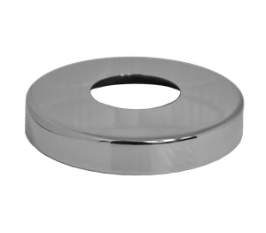 Kryt príruby ø 105 mm, otvor ø 43 mm, leštená nerez AISI 304 - slide 0