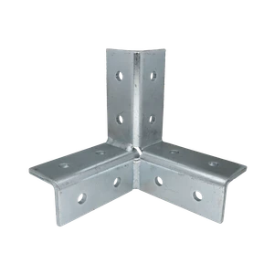 Montážní úhelník - 3x4 otvory pro profil 41x21 a 41x41 - slide 0