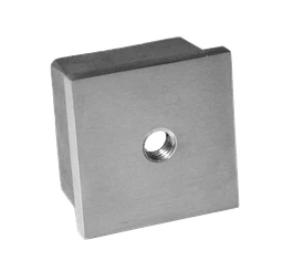 Ukončenie na jokel 40 x 40 mm, závit M8, brúsená AISI 304