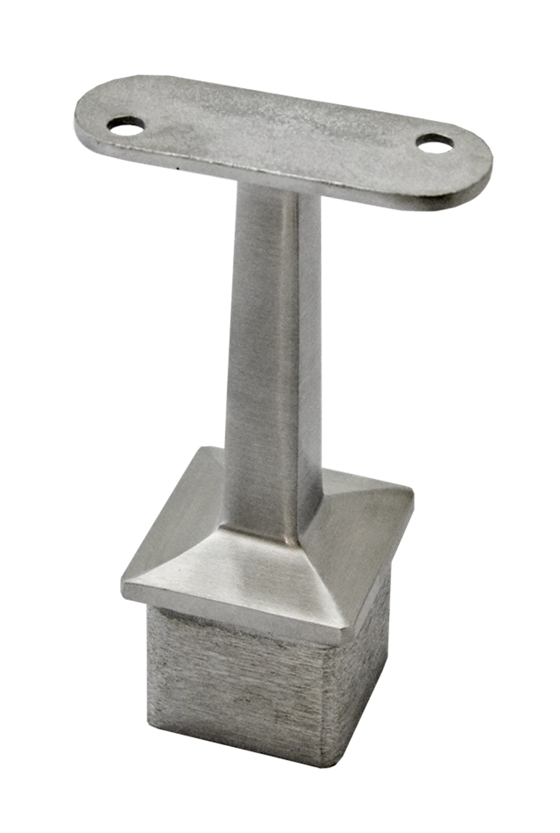 Držák madla pevný / plochý, broušená nerez AISI 304