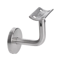 Držiak madla ø 42,4 mm, Nastaviteľný, brúsená AISI 304