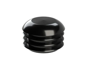 Vnútorná krytka guľatá ø 30 mm, plastová, čierna - slide 1