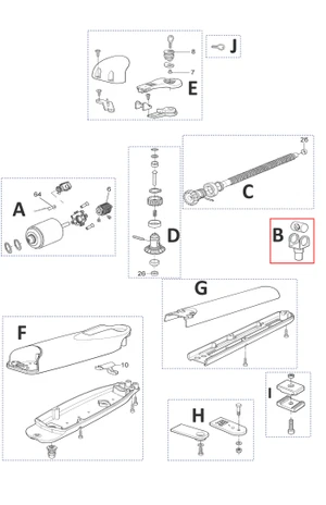 PMD2251.8003 kit vidlička a matica pre WG3524HS - slide 1