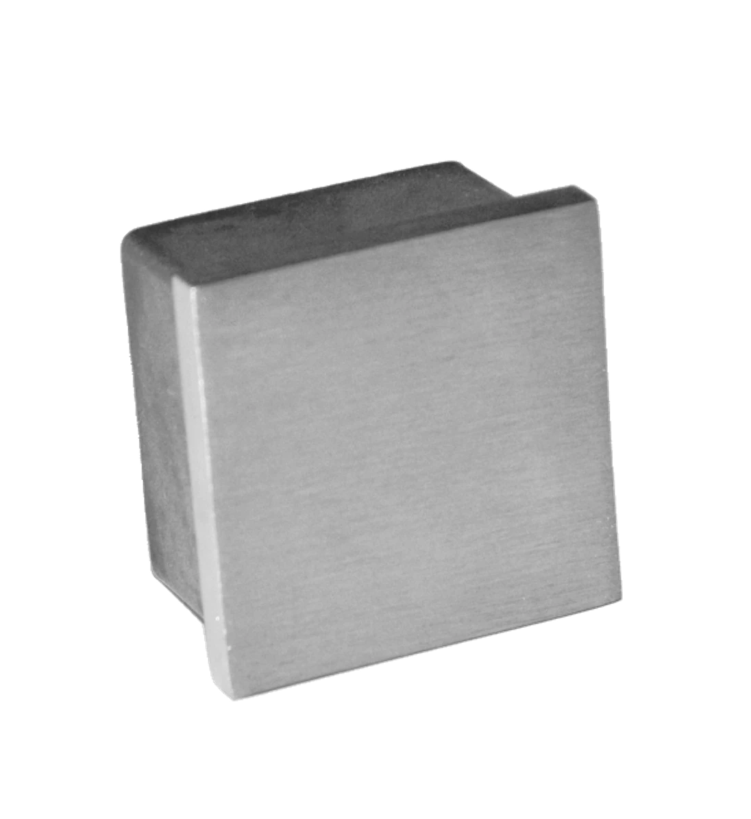 Ukončenie na jokel 40 x 40 mm, brúsená nerez AISI 304