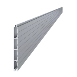Poškodený Al profil 160 x 16 x 6000 mm, bez povrchovej úpravy