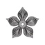 Květ 85 x 85 x 4 mm