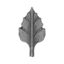 List 80 x 40 x 4 mm, obojstranný vzor, odliatok