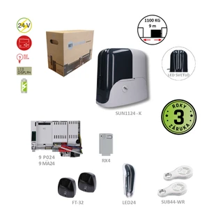 900KSUN11024ES sada pre posuvnú bránu do 9 m/1100 kg - slide 1