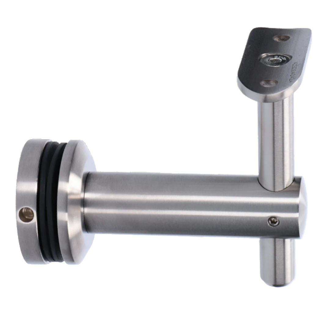 Držiak madla ø 42,4 mm pevný, brúsená nerez AISI 304