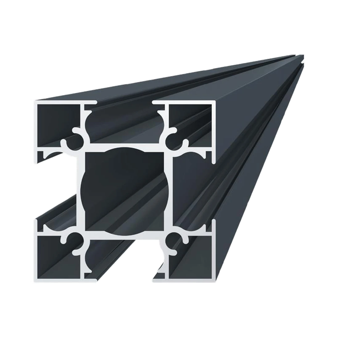 Sloupový profil 70x70mm, struktura RAL7016, L-6000mm