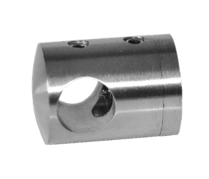 Držák tyče ø 12 mm, plochý, broušená nerez AISI 316 - slide 0