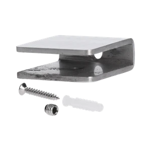 Držiak police pre sklo 8 - 10 mm, brúsená nerez AISI 304 - slide 1